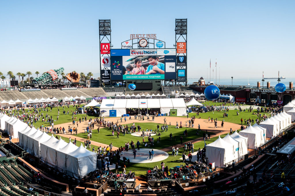 View of Oracle Park during Discovery Day.